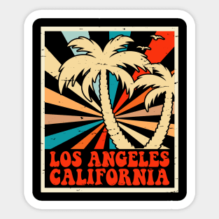 Los Angeles California T Shirt For Women T-Shirt Sticker